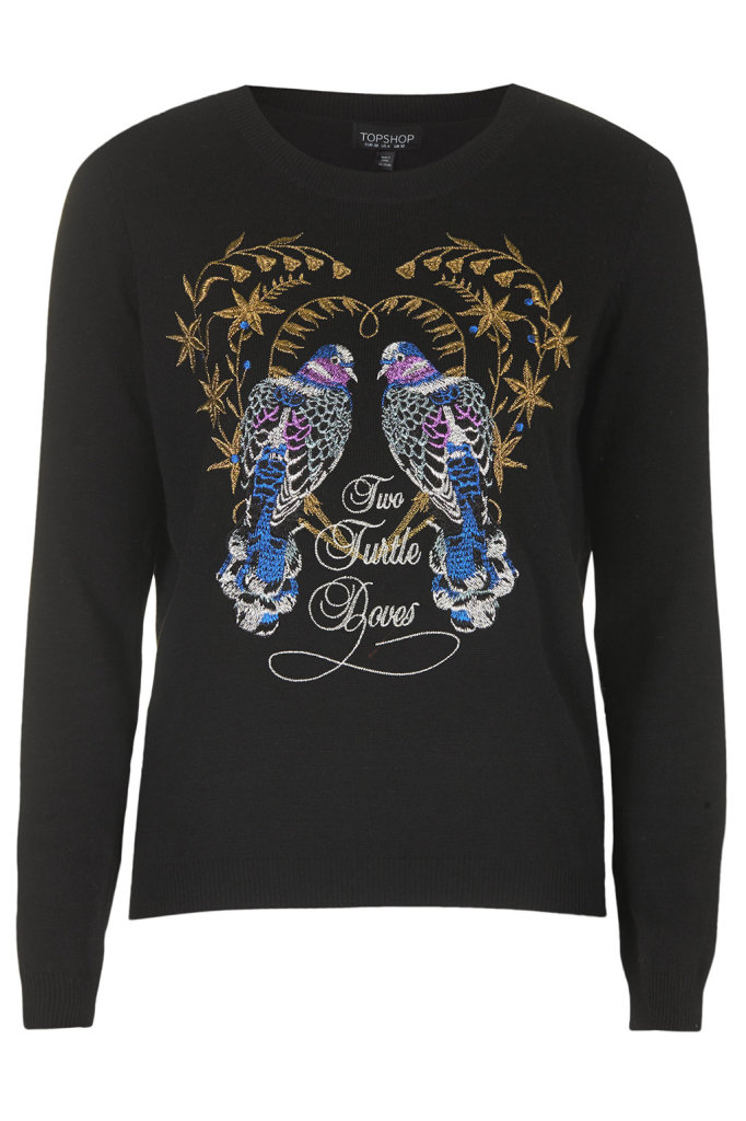 Two Turtle Doves Jumper,  Topshop £48