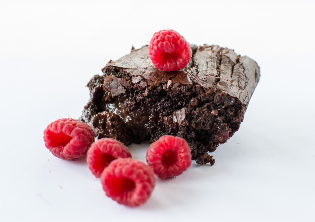 Dark Chocolate and Raspberry Brownies 3