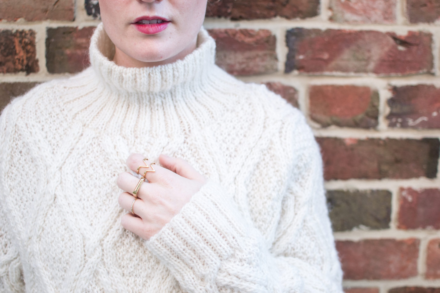 Cream Cable Knit Jumper People Tree