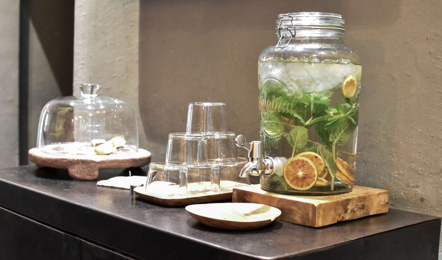 Refreshments at Hidden Hotel, Paris