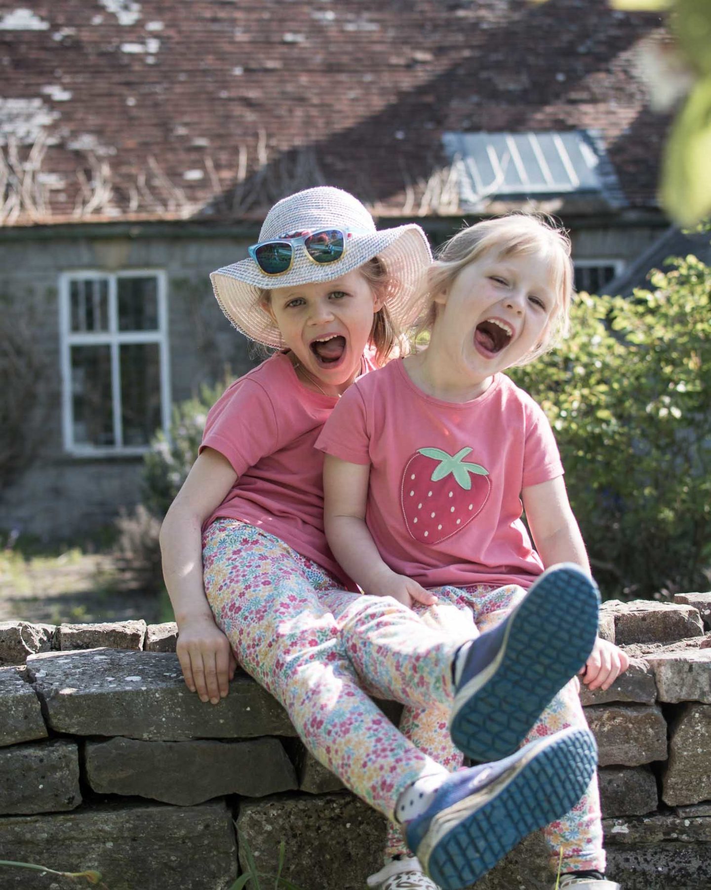Daisy & her cousin twinning in Kite Clothing at Wootton House