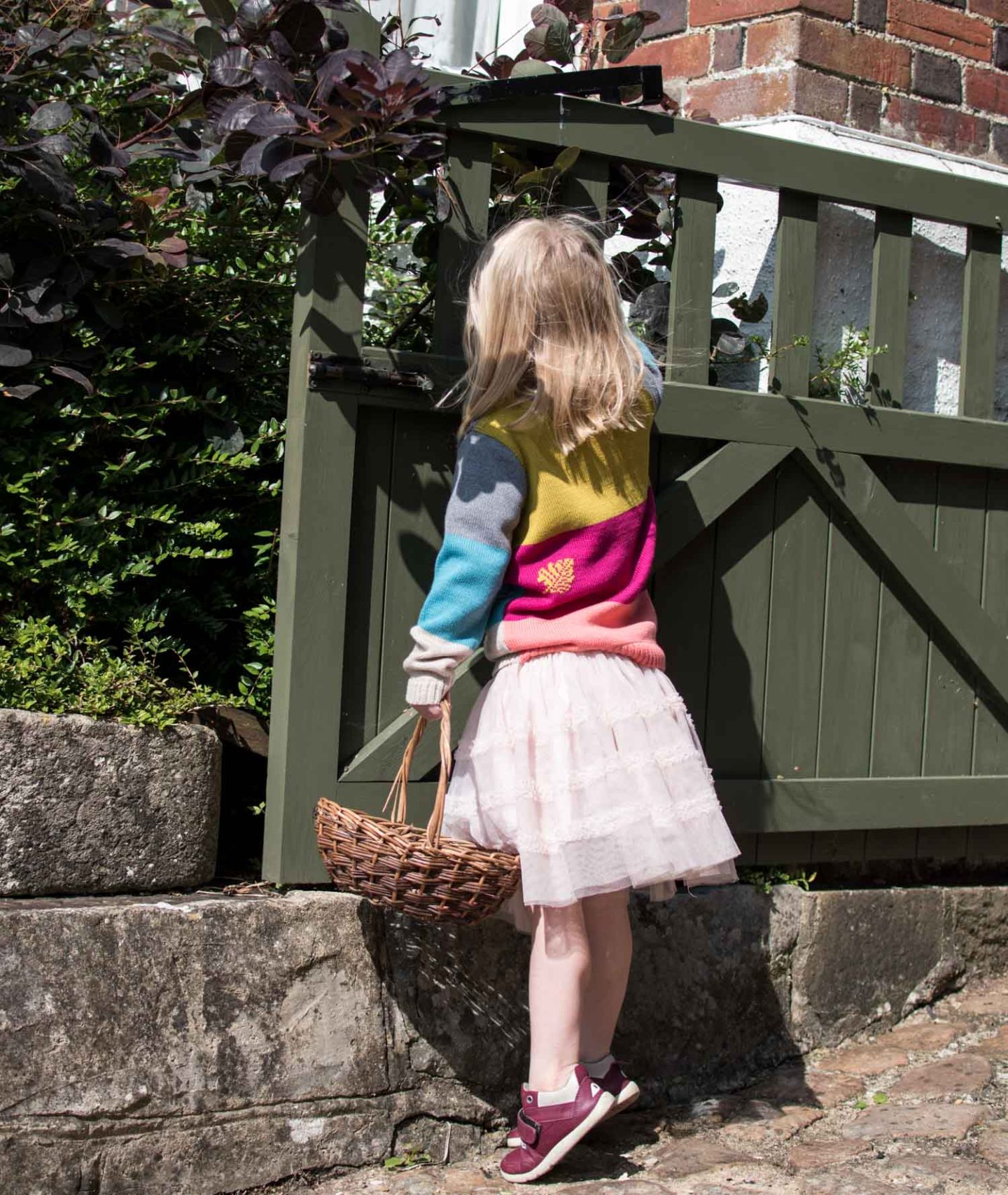 Daisy in the Stargazer jumper The Faraway Gang and a tutu skirt