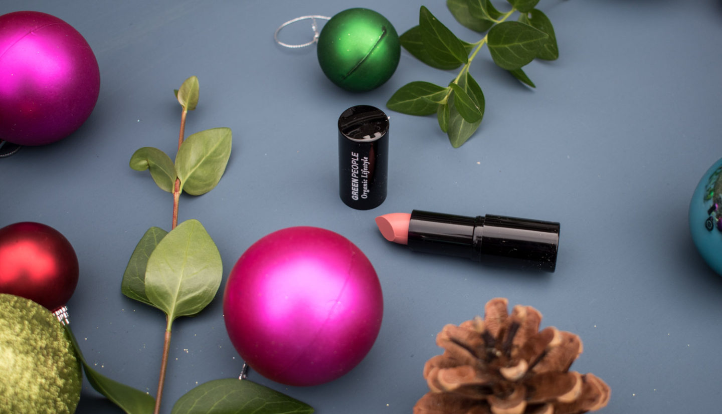 Damask Rose Lipstick from Green People's organic beauty advent calendar