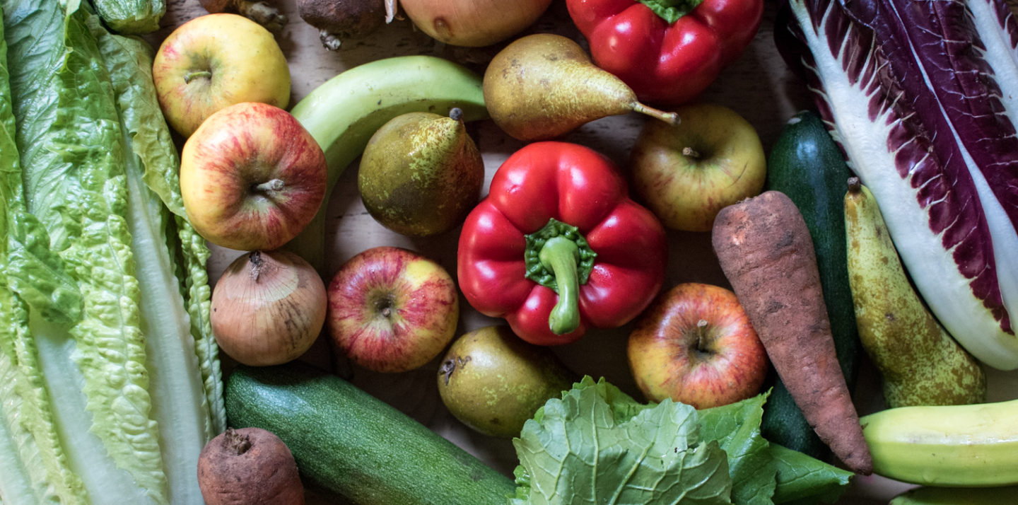 An easy way to go plastic free in a kitchen by switching to an organic vegetable box from Riverford