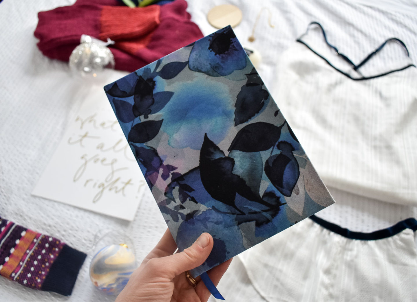 Journal made from left over fabric from Deborah Campbell Atelier, ethical gifts for mums