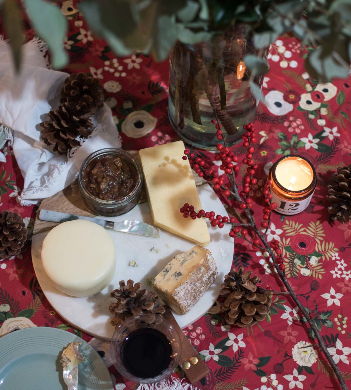 A Christmas cheese board, the art of hospitality