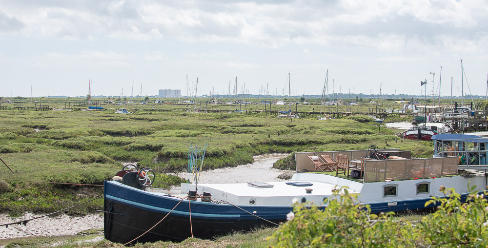 The salt marshes at Tollesbury