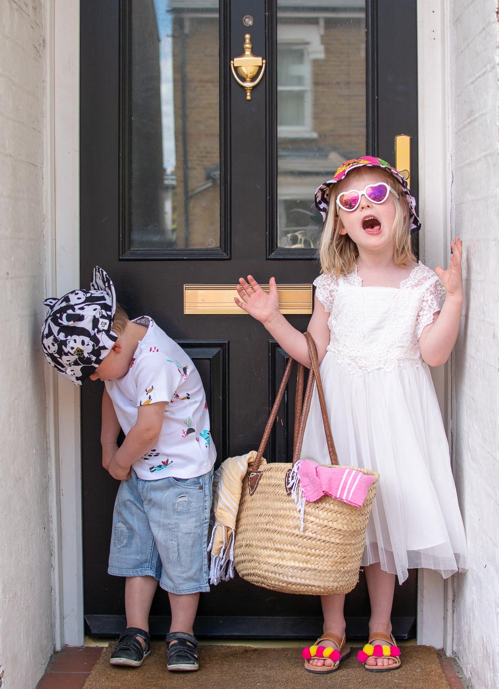 Daisy and Laurie in their preloved outfits from Loopster