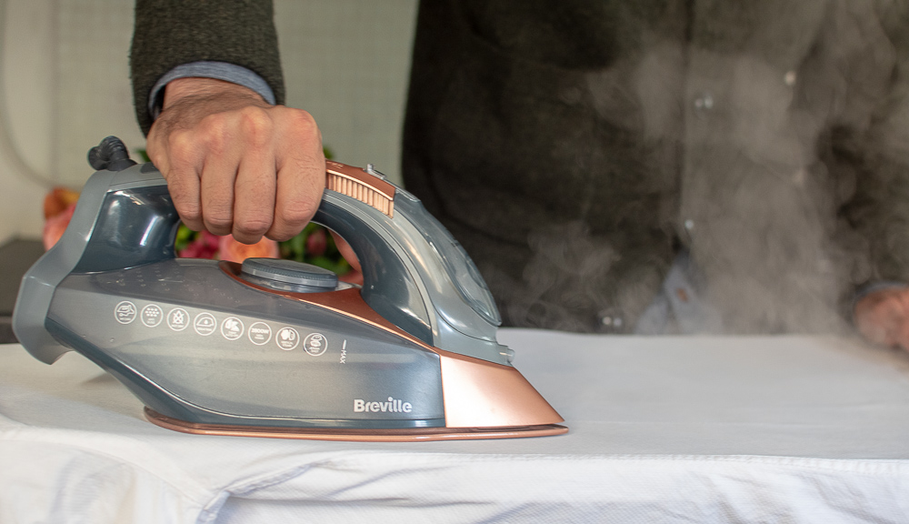 Breville® PressXpress® 2800W Ceramic Steam Iron, with it's amazing 180g/min steam shot