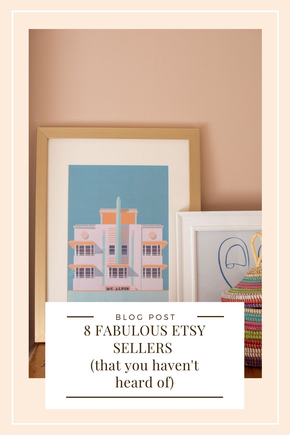 Pintrest poster for blog post, 8 Fabulous Etsy Sellers that you haven't heard of.