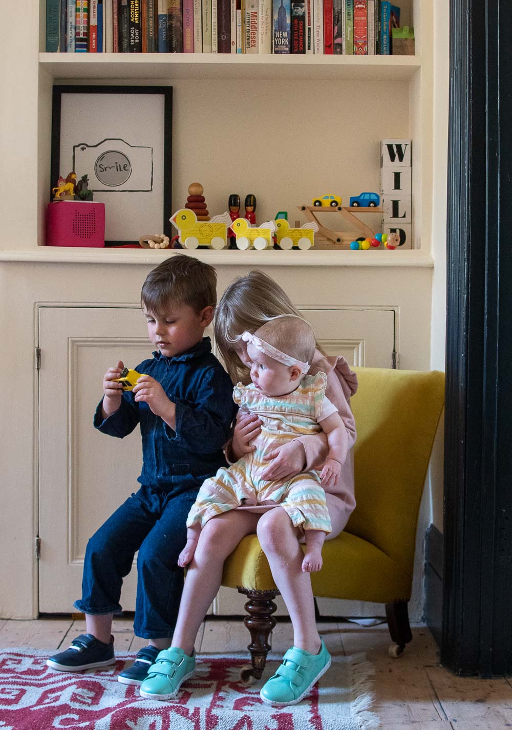 The children in their playroom